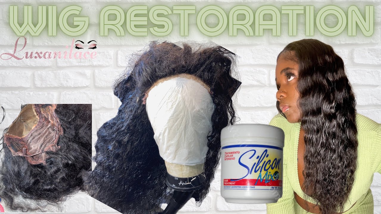 HOW TO REVIVE & BOIL A HUMAN HAIR WIG WITH SILICONE MIX 